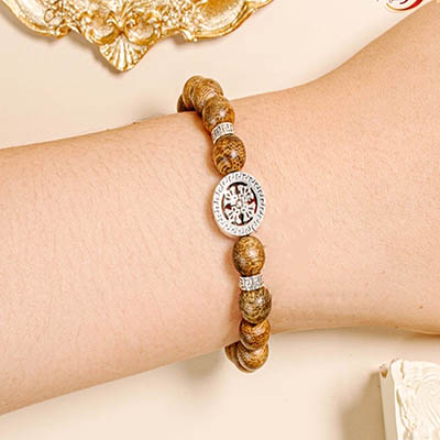 Vòng tay Trầm Cỏ 4 lá